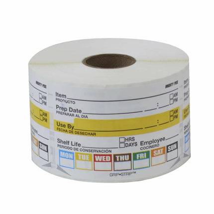 Nhãn Đựng Thực Phẩm Viết Tay Vĩnh Viễn National Checking Company DuraPeel™ 5.1 x 7.6 cm Màu Trắng (PIPUS01)