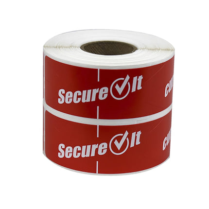 Nhãn Niêm Phong Chống Giả Mạo National Checking Company P13SI-2 SecureIt™ Chữ Nhật 2.5 x 7.6 cm Đỏ