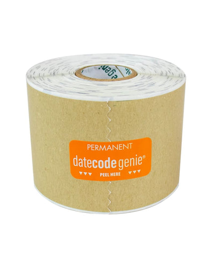 Nhãn Bảo Quản Thực Phẩm National Checking Company DCG-KP24-4 Datecode Genie® Chữ Nhật 5.1 x 10.2 cm Nâu