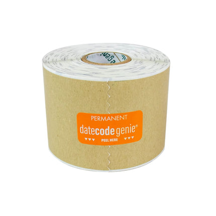 Nhãn Bảo Quản Thực Phẩm National Checking Company DCG-KP24-4 Datecode Genie® Chữ Nhật 5.1 x 10.2 cm Nâu