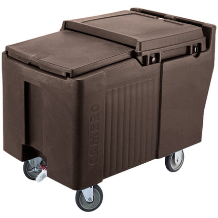 Thùng đá di động Cambro ICS175L131 SlidingLid nâu sẫm 79 kg