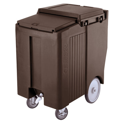 Thùng đá di động Cambro ICS175TB131 SlidingLid nâu sẫm - sức chứa 79 kg, mẫu cao