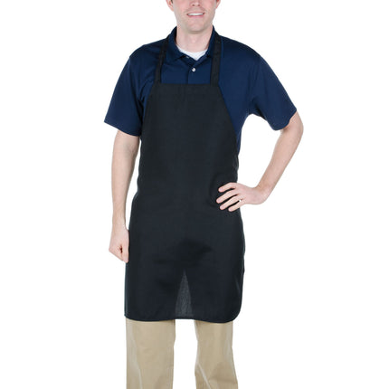 Tạp dề yếm polyester có thể tùy chỉnh Chef Revival đen