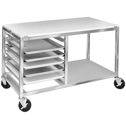 Xe giá đựng khay nướng có mặt sơ chế Channel MW247/P 7 khay nạp đầu kèm kệ hở - Lắp sẵn