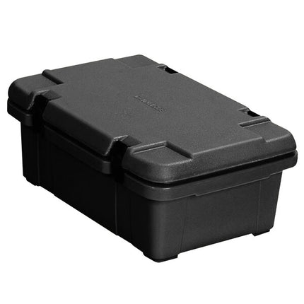 Thùng giữ nhiệt vận chuyển khay thực phẩm nạp từ trên, sâu 10 cm Carlisle Cateraide PC140N03 màu đen