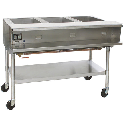 Bàn hâm nóng thức ăn di động 3 khay Eagle Group SPHT3 hộc kín - 120V