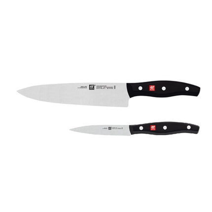 Bộ Dao Zwilling 1011720 Dao Gọt & Dao Đầu Bếp Thép Không Gỉ Carbon Cao Cán Nhựa Đen