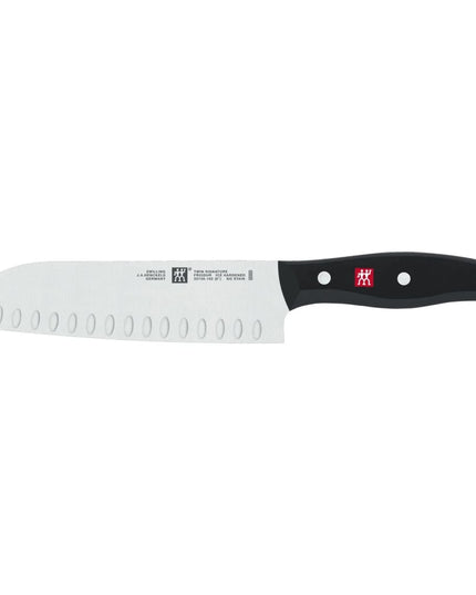 Dao Santoku Zwilling 1011753 17.8 cm Cán Nhựa Đen Thép Không Gỉ Carbon Cao