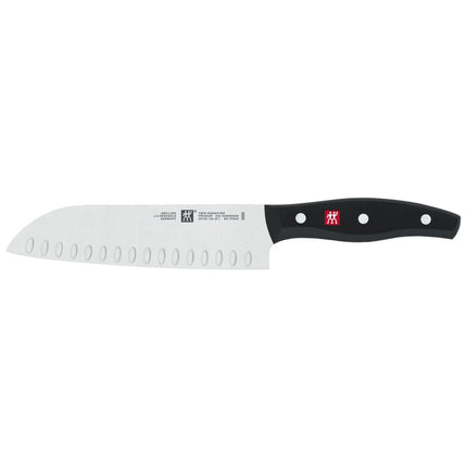 Dao Santoku Zwilling 1011753 17.8 cm Cán Nhựa Đen Thép Không Gỉ Carbon Cao