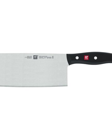 Dao Đầu Bếp Kiểu Trung Quốc Zwilling 1011800 17.8 cm Cán Nhựa Đen Thép Không Gỉ Carbon Cao