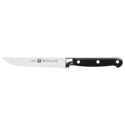Dao Bít Tết Zwilling 1001504 11.4 cm Cán Nhựa Đen Thép Không Gỉ Carbon Cao