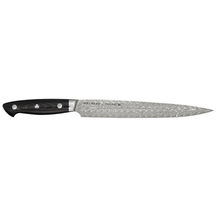 Dao Thái Lát/Khắc Zwilling 1019614 22.9 cm Cán Linen Micarta Đen Thép Carbide Không Gỉ