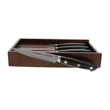 Dao Bít Tết Zwilling 1021701 Tay Cầm Black Linen Micarta Thép Không Gỉ Carbide