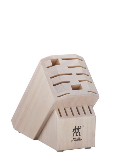 Giá Để Dao Zwilling 1018582 16 Khe Gỗ Cứng Trắng Nguyên Khối