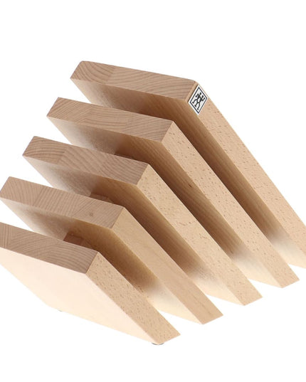 Giá Để Dao Nam Châm Gỗ Sồi Nghiêng Zwilling 1018623 10 Ngăn Màu Tự Nhiên