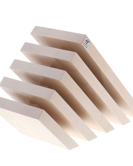 Giá Để Dao Nam Châm Gỗ Sồi Nghiêng Zwilling 1018624 10 Ngăn Màu Trắng