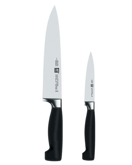 Bộ Dao Gọt Và Dao Đầu Bếp Zwilling 1002312 Thép Không Gỉ Carbon Cao Tay Cầm Nhựa Đen