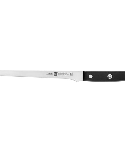 Dao Phi Lê Zwilling 36113-183 17.8 cm Tay Cầm Nhựa Đen Thép Không Gỉ Carbon Cao