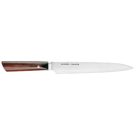 Dao Thái Lát Zwilling 1019081 22.9 cm Cán Gỗ Pakkawood Nâu Thép Carbide Không Gỉ
