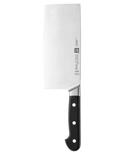 Dao Phay Trung Hoa Zwilling 1002849 17.8 cm Tay Cầm Nhựa Đen Thép Không Gỉ Carbon Cao