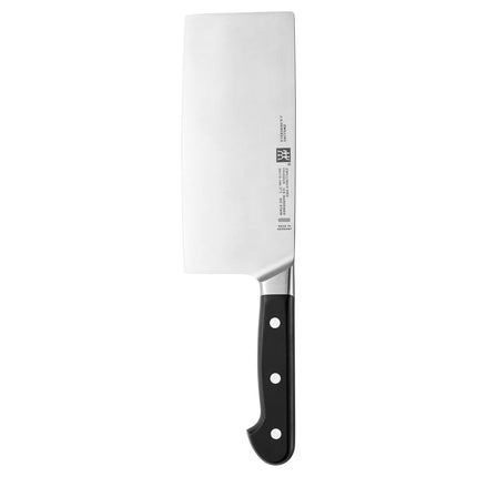 Dao Phay Trung Hoa Zwilling 1002849 17.8 cm Tay Cầm Nhựa Đen Thép Không Gỉ Carbon Cao
