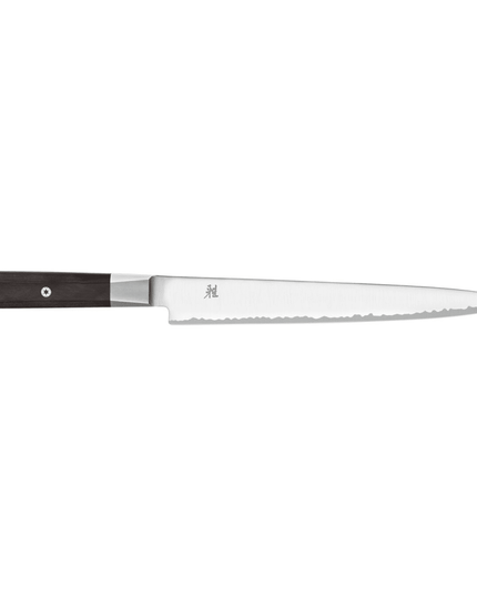 Dao Thái Lát/Khắc Miyabi 33950-243 24.1 cm Cán Gỗ Pakkawood Nâu Thép Carbide Không Gỉ