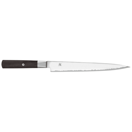 Dao Thái Lát/Khắc Miyabi 33950-243 24.1 cm Cán Gỗ Pakkawood Nâu Thép Carbide Không Gỉ