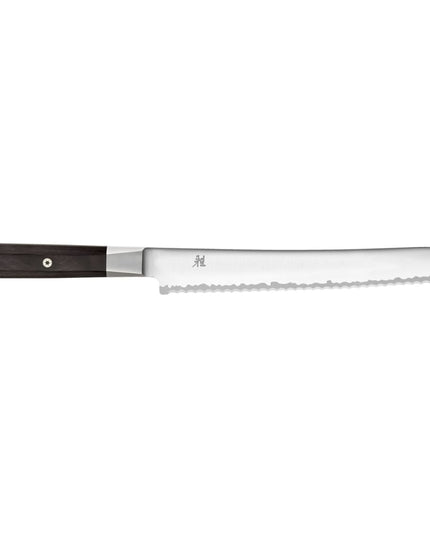 Miyabi 33956-233 Dao Cắt Bánh Mì 23 cm Cán Gỗ Pakkawood Nâu, Thép Không Gỉ Carbide
