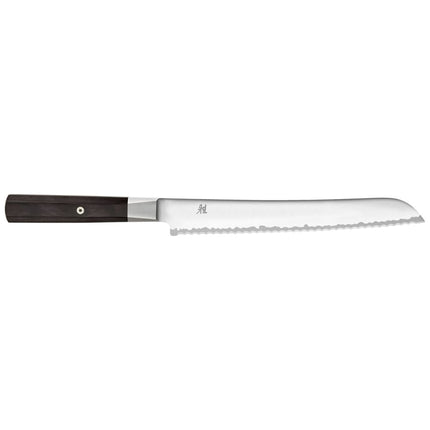 Miyabi 33956-233 Dao Cắt Bánh Mì 23 cm Cán Gỗ Pakkawood Nâu, Thép Không Gỉ Carbide