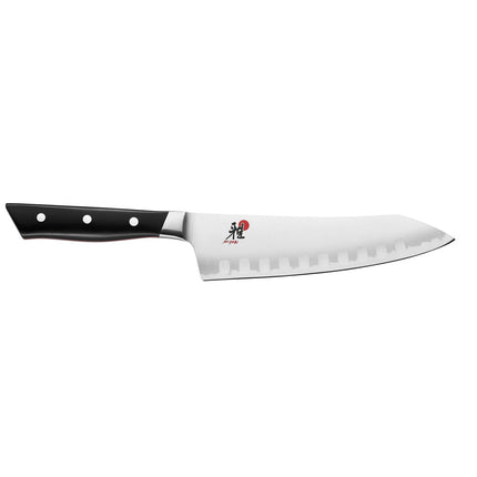 Dao Santoku Miyabi 1019687 17.8 cm Kiểu Lắc Cán Nhựa Đen Thép Carbide Không Gỉ