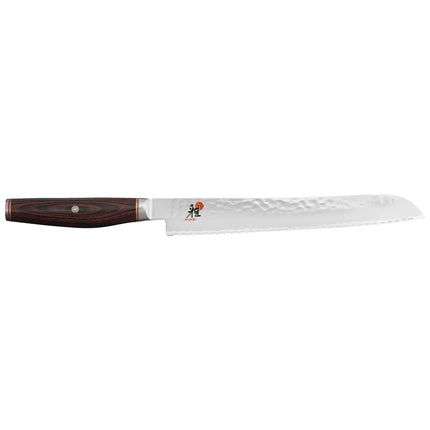 Dao Cắt Bánh Mì Miyabi 1019806 22.9 cm Cán Gỗ Pakkawood Nâu, Thép Không Gỉ Carbide