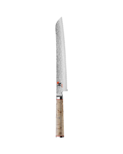 Dao Cắt Bánh Mì Miyabi 34376-233 23 cm Cán Gỗ Bạch Dương, Thép Không Gỉ Carbide