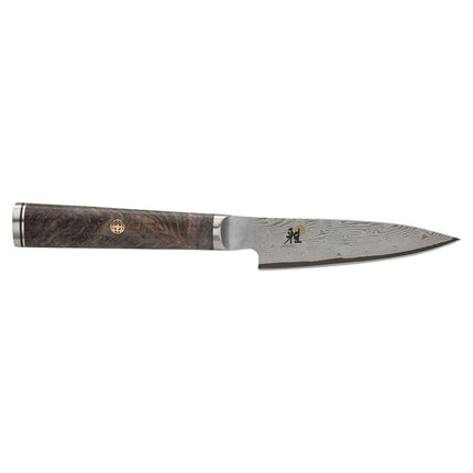 Dao Lột Miyabi 1019502 8.9 cm Cán Gỗ Ash Đen Thép Carbide