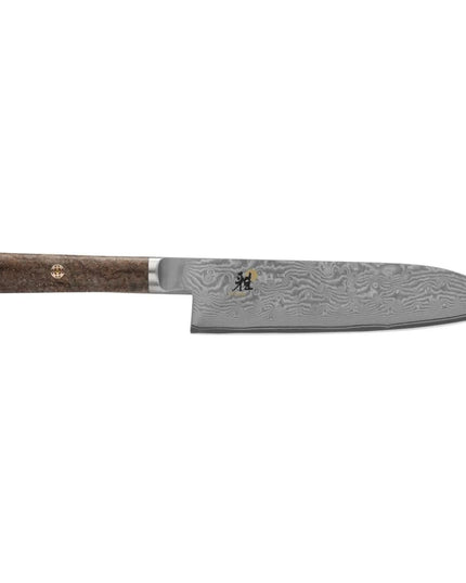 Dao Santoku Miyabi 1019524 14 cm Cán Gỗ Tần Bì Đen Thép Carbide