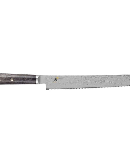 Dao Miyabi 1019528 Cắt Bánh Mì 24 cm Cán Gỗ Tần Bì Đen, Thép Không Gỉ Carbide