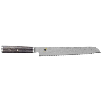 Dao Miyabi 1019528 Cắt Bánh Mì 24 cm Cán Gỗ Tần Bì Đen, Thép Không Gỉ Carbide