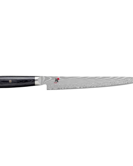 Dao Thái Lát Khắc Miyabi 1019585 24.1 cm Cán Gỗ Pakkawood Đen Thép Carbide Không Gỉ