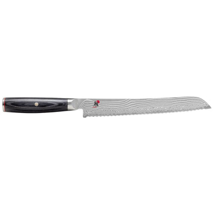 Dao Cắt Bánh Mì Miyabi 1019598 24 cm Cán Gỗ Pakkawood Đen, Thép Không Gỉ Carbide