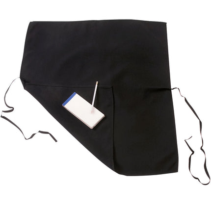 Tạp dề nửa thân 4 mặt polyester có thể tùy chỉnh Chef Revival đen