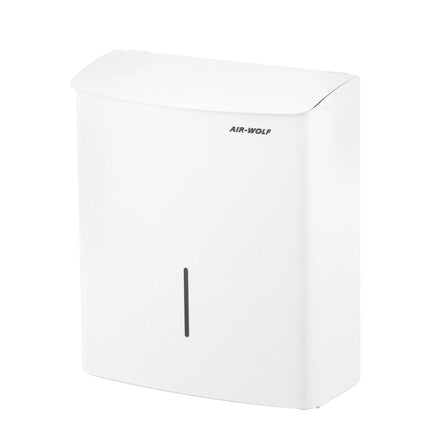 AIR-WOLF | Commercial hygiene waste bin - 10 litres - Stainless steel - White