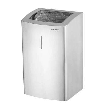 AIR-WOLF | Commercial waste bin - 25 litres - Stainless steel