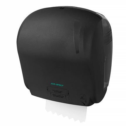 AIR-WOLF | Manual Autocut Paper Towel Roll Dispenser – Wall Mounted - 100% Recycled Plastic - Anthracite
