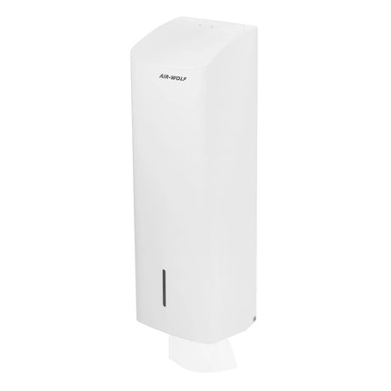 AIR-WOLF | Single-Sheet Toilet Tissue Dispenser – 750-sheet - wall-mount - stainless steel - white
