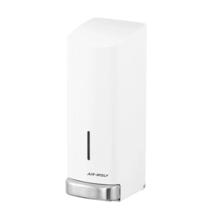 AIR-WOLF | Soap & Disinfectant Dispenser – Wall Mounted - Manual - 1.2 litre - Stainless - White