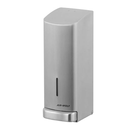 AIR-WOLF | Soap & Disinfectant Dispenser – Wall Mounted - Manual - 1.2 litre - Stainless - Stainless Steel Finish