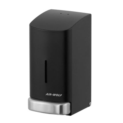 AIR-WOLF | Soap & Disinfectant Dispenser – Wall Mounted - Manual - 800 ml - Stainless - Black - H 208 mm