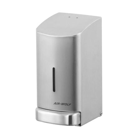 AIR-WOLF | Soap & Disinfectant Dispenser – Wall Mounted - Manual - 800 ml - Stainless - Stainless Steel - 102×124×208 mm