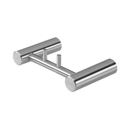AIR-WOLF | Wall Mounted Coat Hook Rail – 2 Hooks - Stainless Steel - Hidden Fixings