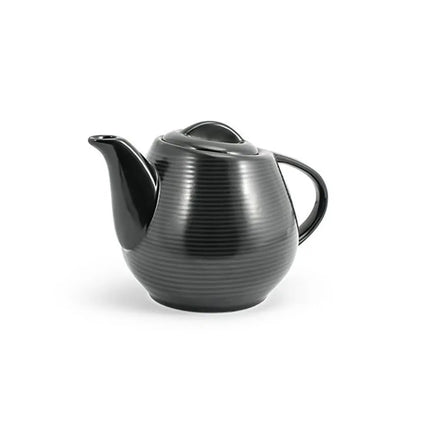 Ấm Trà Sứ Đen Front Of The House Spiral® BTP002BKP12 445 ml