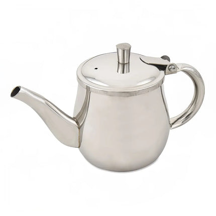 Ấm Trà Vòi Cổ Ngỗng Browne 515200 300 ml Nắp Bản Lề Tay Cầm Rỗng Thép Không Gỉ